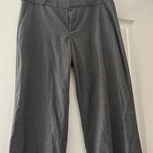 Size 8 Banana Republic Logan Grey Career Trouser Pants Womens NWT